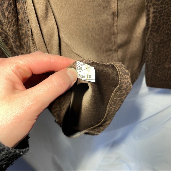 Vintage Intriguing Threads Leopard Jacket - Picture 7 of 7